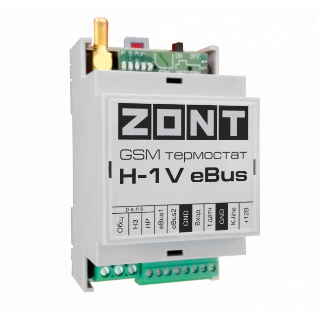 Блок дистанционного управления котлом GSM-Climate ZONT-H1V eBUS