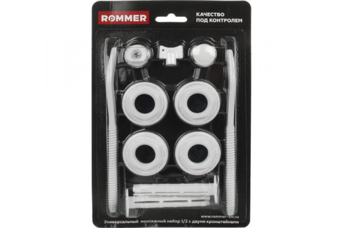 Монтажный комплект для радиаторов 3/4 (с 2-мя кронштейнами) Rommer