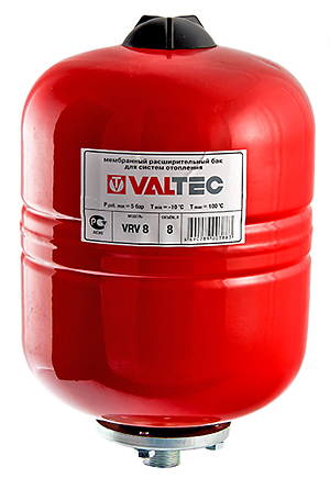 Расширительный бак  8 литров VALTEC 
