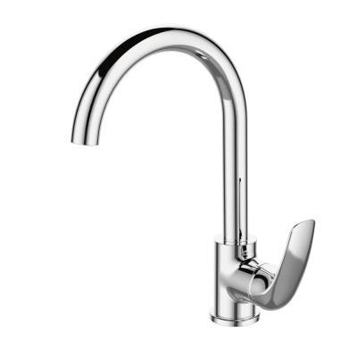 Смес. DEVIDA серия LOZZI кухня, с боковой ручкой, на гайке DVS0206-08