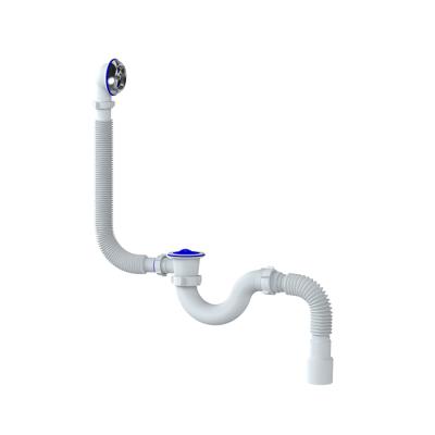 Обвязка на ванну 1 1/2*40 с пласт. вып. и переливом с гофрой 40*40/50 S32P UNICORN Обвязка на ванну 1 1/2*40 с пласт. вып. и переливом с гофрой 40*40/50 S32P UNICORN