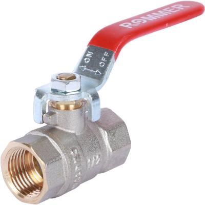 Кран шаровый ROMMER рычаг 1/2" вн/вн