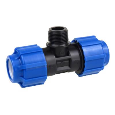 Тройник  ПЭ нар.труб.рез. 20х1/2 