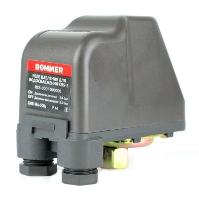 Реле давления ROMMER для водоснабжения KRS-5, 1/4 , с накидной гайкой  Реле давления ROMMER для водоснабжения KRS-5, 1/4 , с накидной гайкой