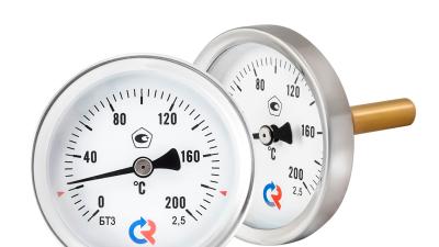 Термометр РОСМА БТ-31.211 (0-160 С) G1/2 63мм, длина штока 46мм. биметалл