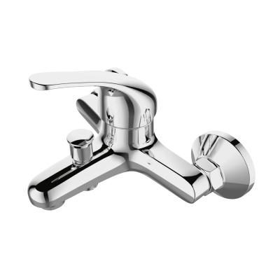 Смес. DEVIDA серия ELRA ванна, с литым корпусом-изливом и кнопочным дивертором DVL0324-03