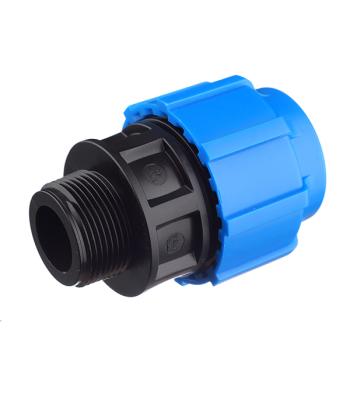 Муфта переход. ПЭ с нар.труб.рез. 25х1