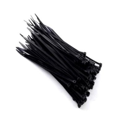 Хомут нейлон 4,0*200 (100шт), чёрный