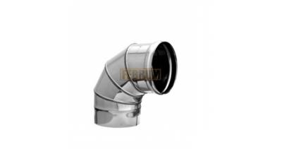 Уголок 90*, d-100мм (AISI 430/0,5мм) 4 секции