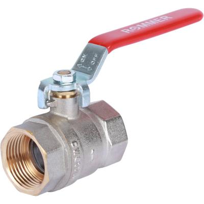 Кран шаровый ROMMER рычаг 1" вн/вн