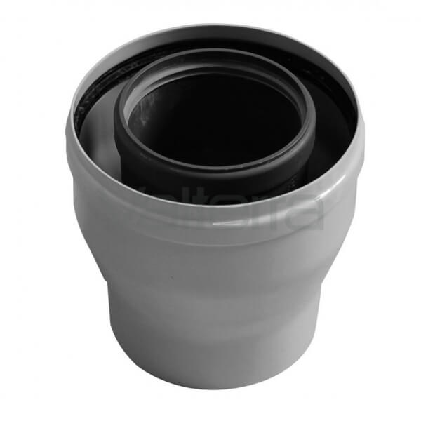 Baxi Коаксиальный переходник с диаметра 80/125 мм на диаметр 60/100 мм, HT Baxi Коаксиальный переходник с диаметра 80/125 мм на диаметр 60/100 мм, HT