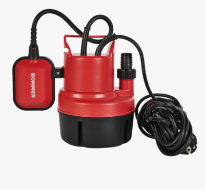 Насос дренажный ROMMER OPTIMA, кабель 10м, 250 Вт, универсальный Насос дренажный ROMMER OPTIMA, кабель 10м, 250 Вт, универсальный