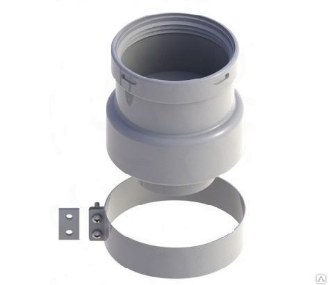 Адаптер для раздельной системы от 60/100 на D80 - газоход ( Baxi, Ariston) (BX-001)