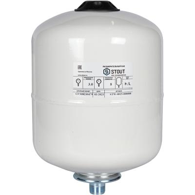 STOUT Расширительный бак для ГВС 18 л. вертикальный STOUT Расширительный бак для ГВС 18 л. вертикальный