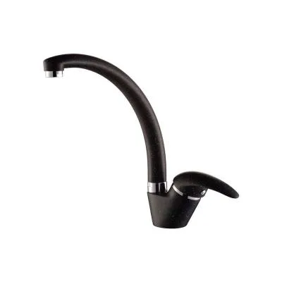 Смеситель для кухни 35к MIXLINE ML-GS02(308) черный высок.излив 