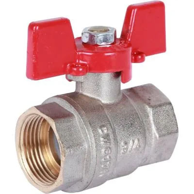 Кран шаровый ROMMER бабочка 3/4" вн/вн