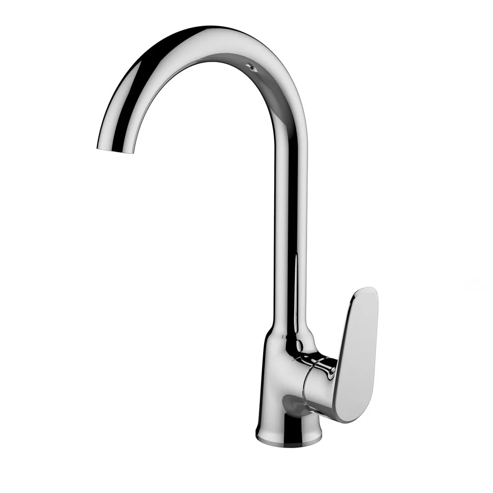 Смес. DEVIDA серия ARBO кухня, с боковой ручкой, на гайке DVS1006-12